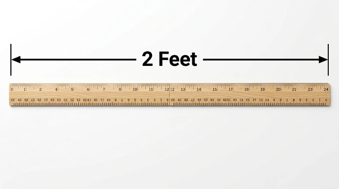 How Long Is 2 Feet