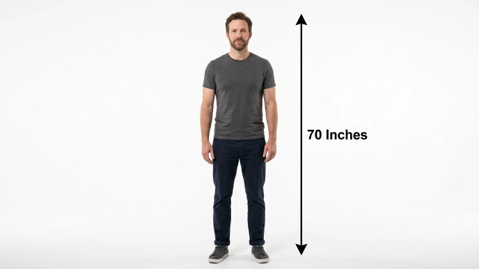 How Tall Is 70 Inches