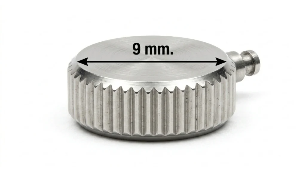 How big is 9mm