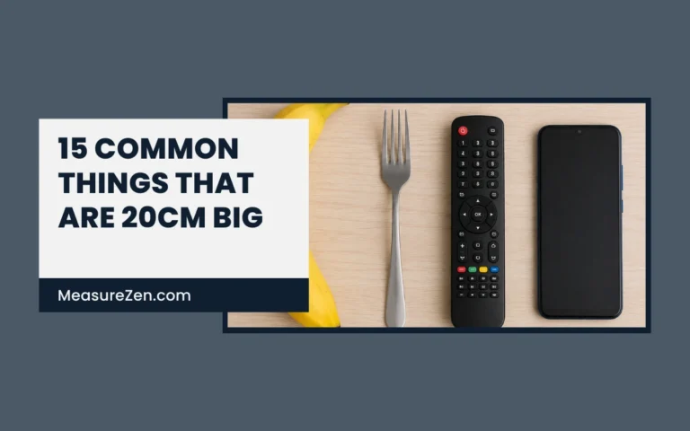 How Big Is 20cm