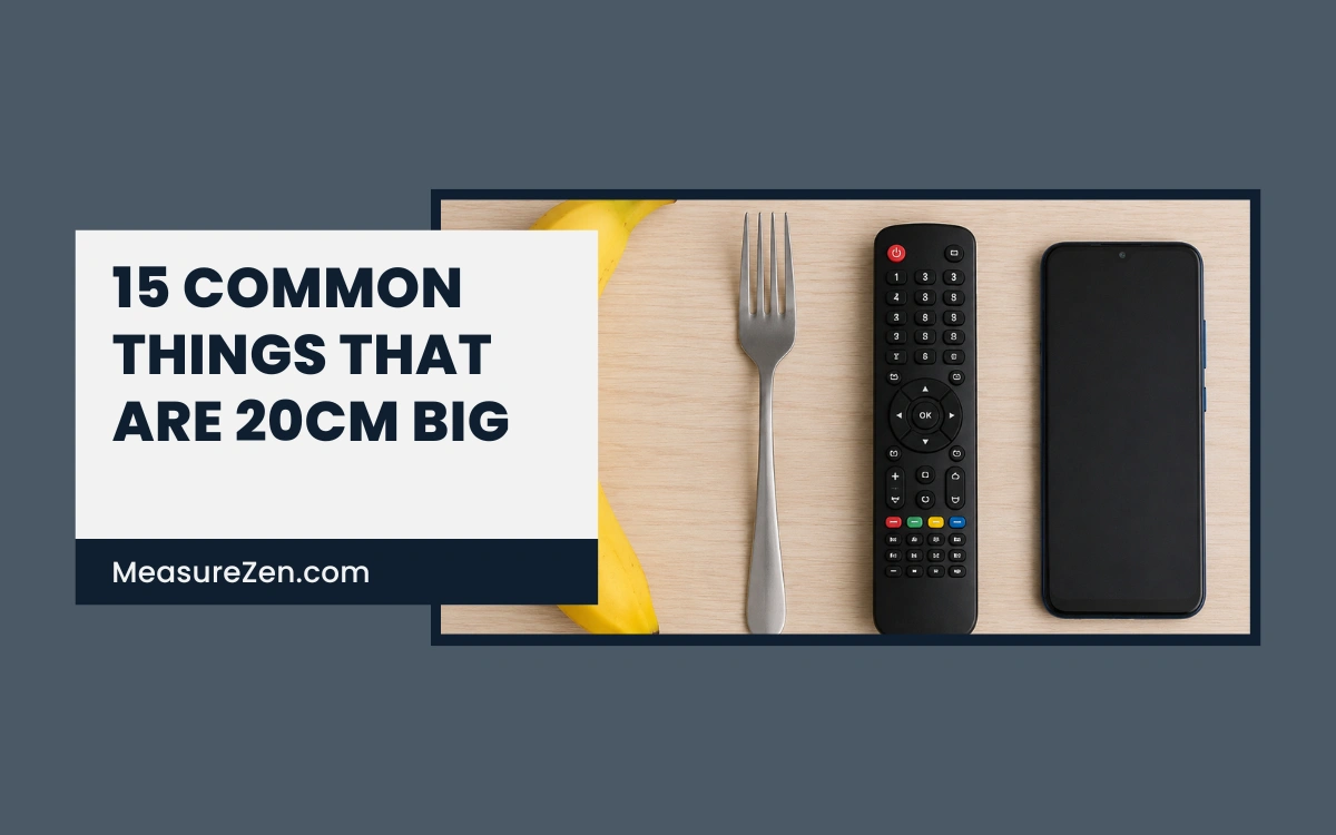 How Big Is 20cm